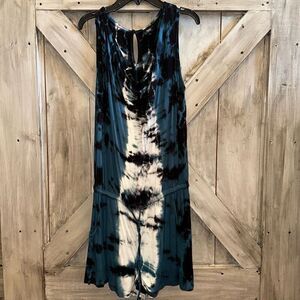 Mossimo tie dye drape neck romper Target